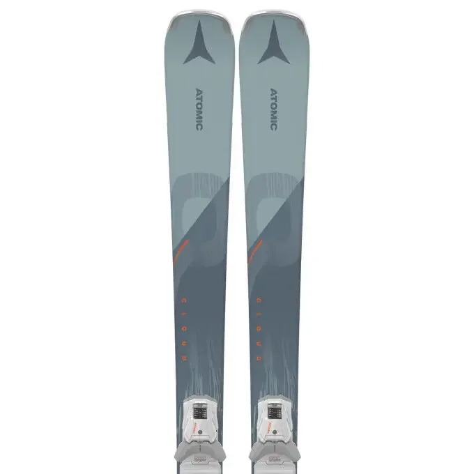 Pack de skis Atomic CLOUD Q8 + M 10 GW KAKHI/GREY Dernier Modèle