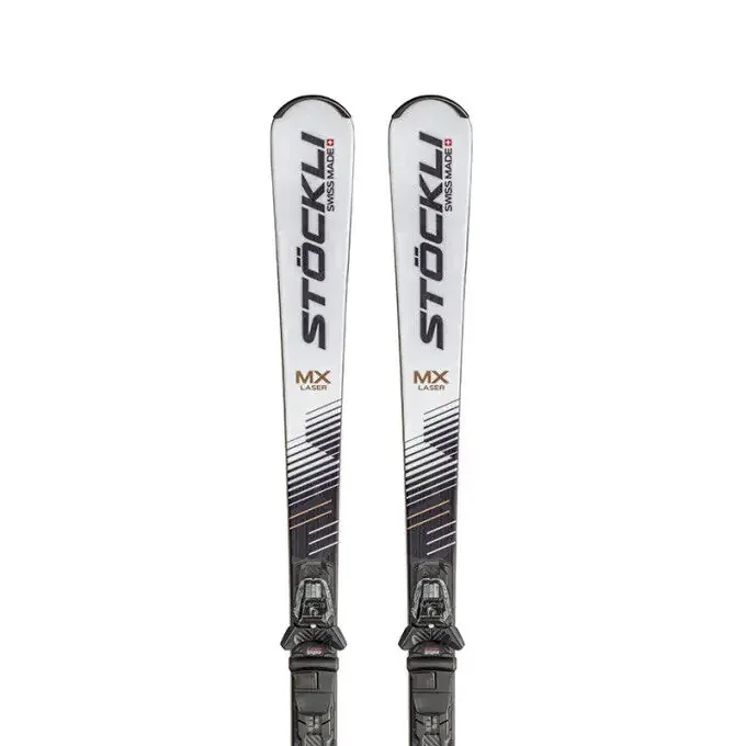 Pack de skis Stöckli LASER-MX + fixation MC D20+MC 11 Black/Matt Nouvel Arrivage