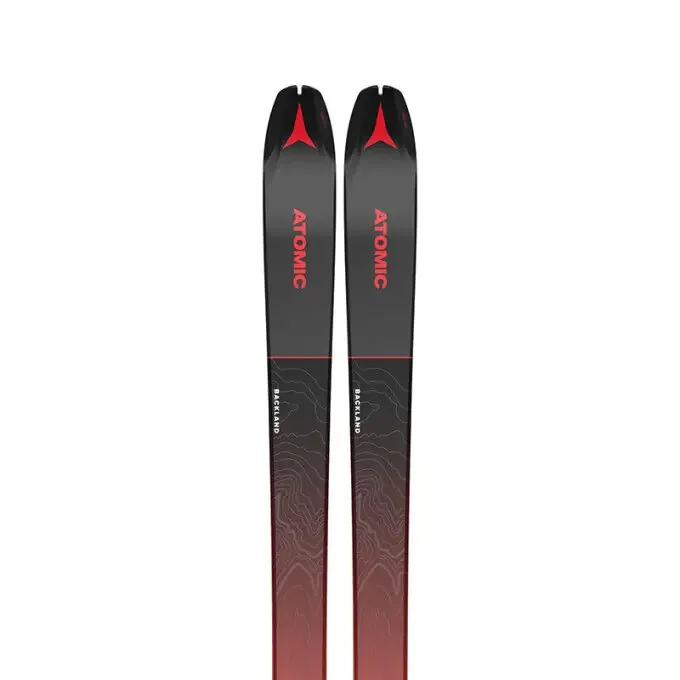 Pack de skisAtomic BACKLAND 78 Black/Red + fix Dernier Modèle