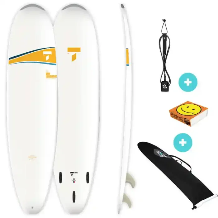 PACK SURF TAHE MINI MALIBU DURATEC 7'6 Affaire À Saisir