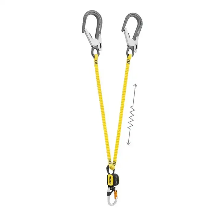 Paiement Sécurisé Longe double Absorbica Y MGO Flex 150 cm Petzl