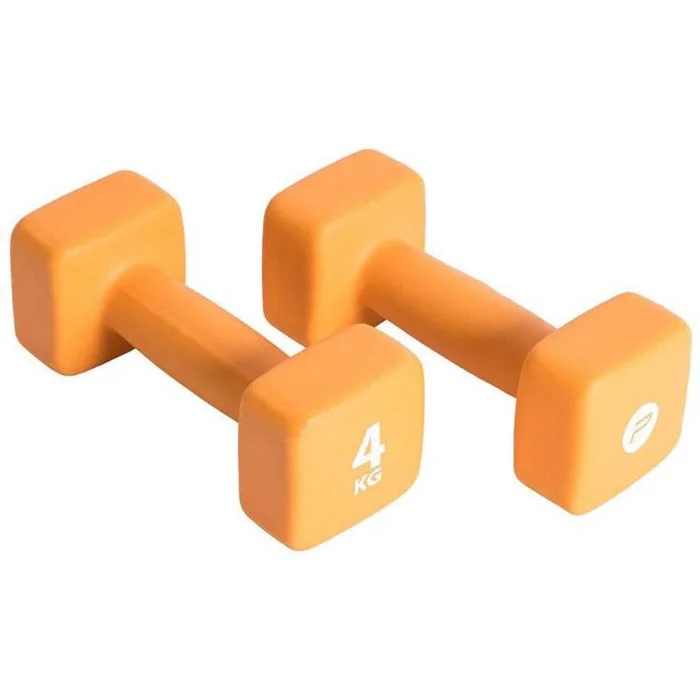 Paire d’Haltères Pure2Improve neoprene 2x 4Kg