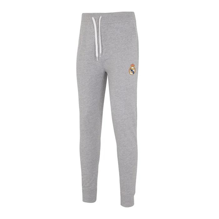 Pantalon de Jogging Essentials Color Écusson Gris Clair Hommes – Boutique Officiel Real Madrid CF