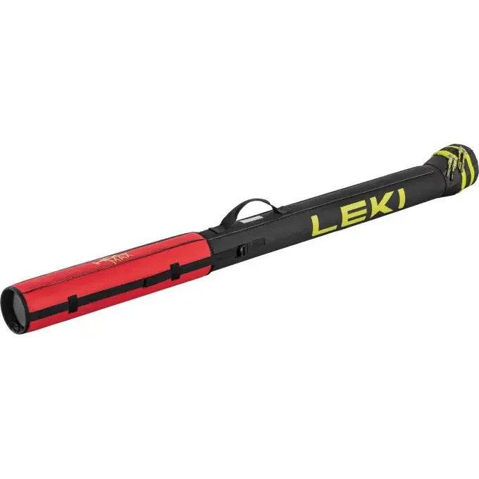 Pas Cher Housse de bâton de ski Leki TUBE BÂTONS SHARK 2P/VARIO Rouge Vif-Noir-Jaune Fluo