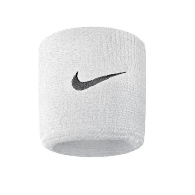 Poignet de Tennis Nike Swoosh Wristband White
