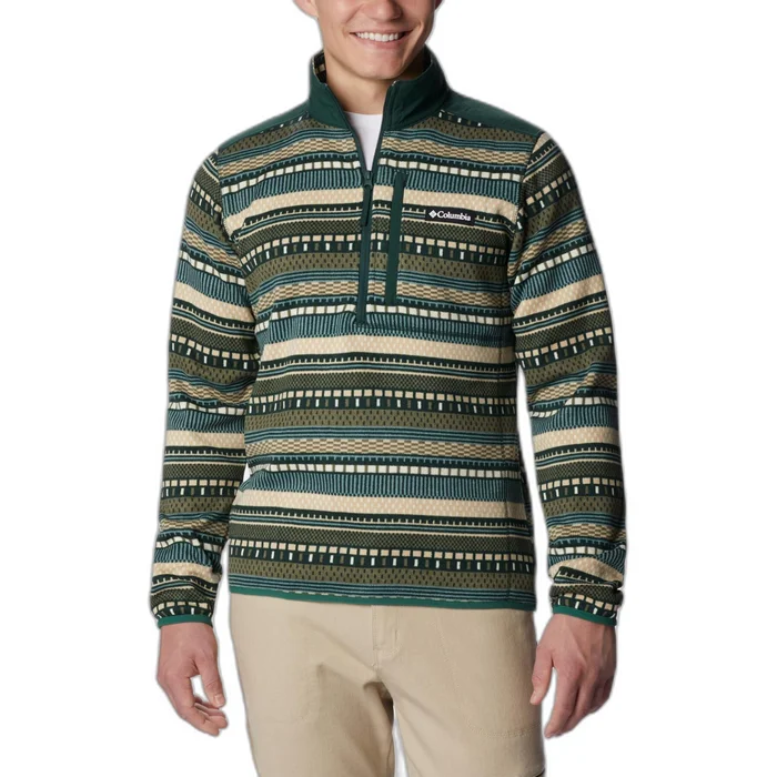 Polaire imprimu00e9 1/2 zip Columbia Weatheru2122 II [Taille XS]