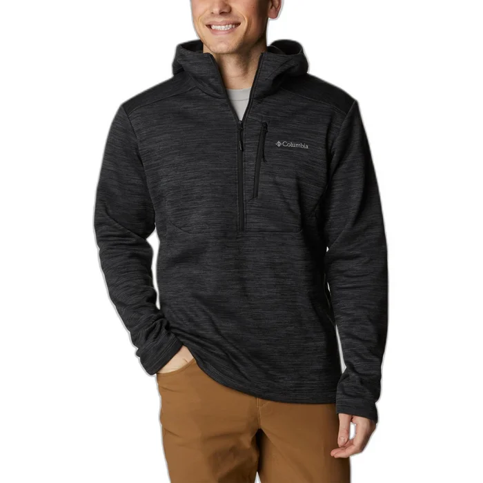 Polaire u00e0 capuche 1/2 zip logo Columbia Maxtrailu2122 [Taille S]