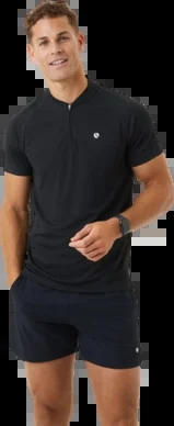 Polo Björn Borg Homme Ace Performance Zip Polo Black Beauty