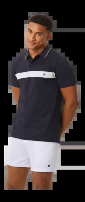 Polo de Tennis Björn Borg Men Ace Light Polo Night Sky