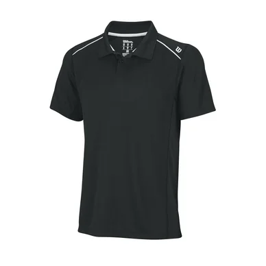 Polo de Tennis Homme Wilson Elite Noir