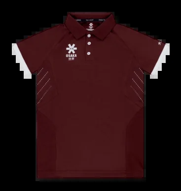 Polo de Tennis Osaka Kids Polo Jersey Bordeaux