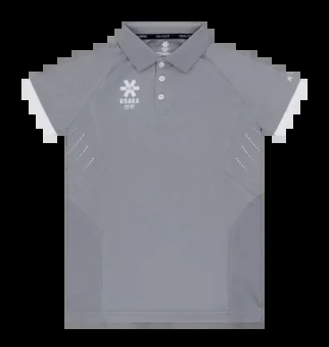 Polo de Tennis Osaka Kids Polo Jersey Dark Grey