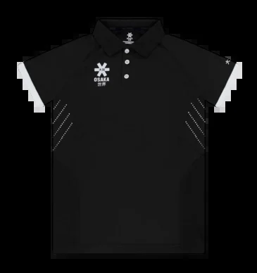 Polo de Tennis Osaka Kids Polo Jersey Jersey Black