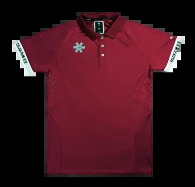 Polo de Tennis Osaka Men Polo Jersey Bordeaux
