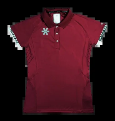 Polo de Tennis Osaka Women Polo Jersey Bordeaux