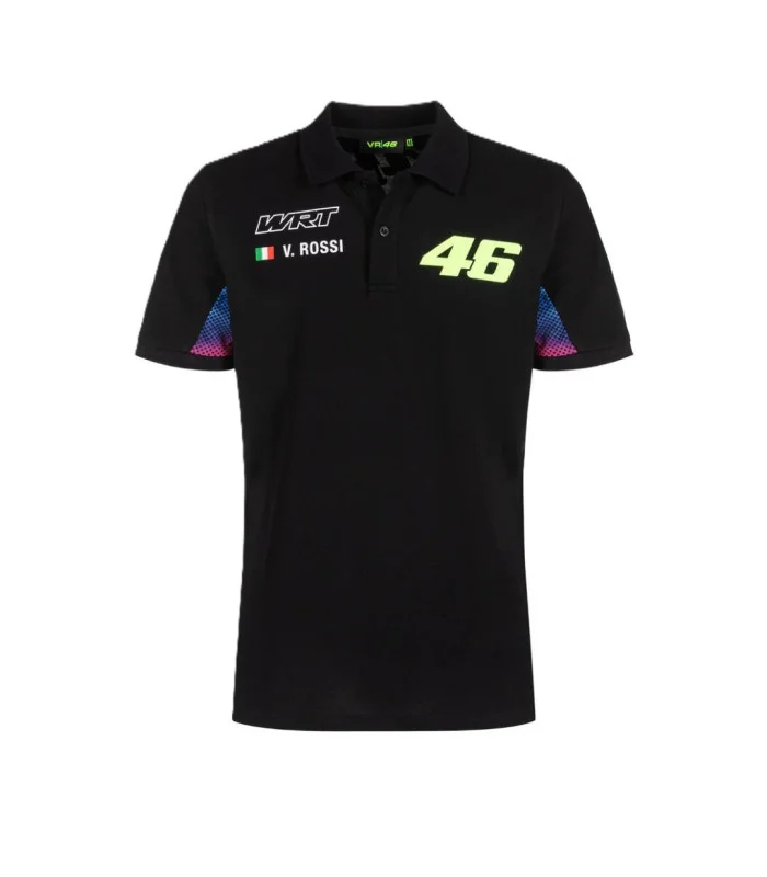 Polo Fade noir VR46 WRT homme