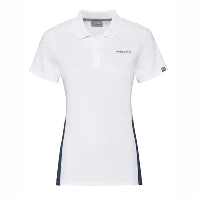 Polo HEAD Femme Club Tech White Dark Blue