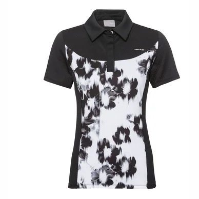 Polo HEAD Femme Performance Black White