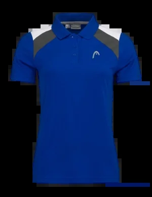 Polo HEAD Femmes Club 22 Tech Royal Blue