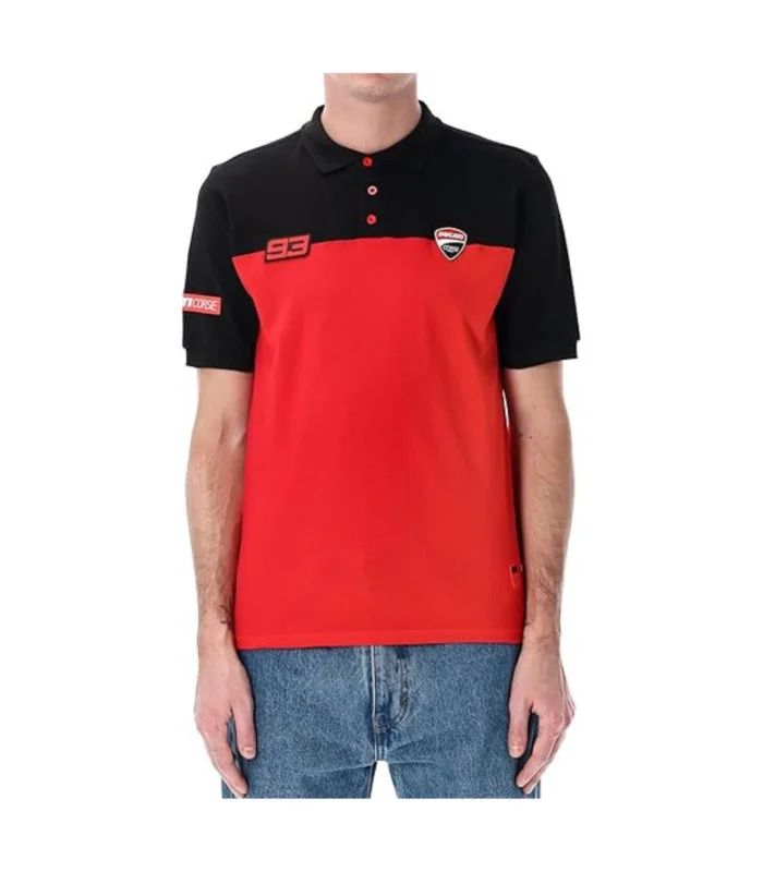 Polo Homme Yoke MM93 Racing Team Officiel MotoGP Marc Marquez