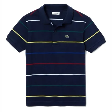 Polo Lacoste Enfant Navy Blue Multicolor