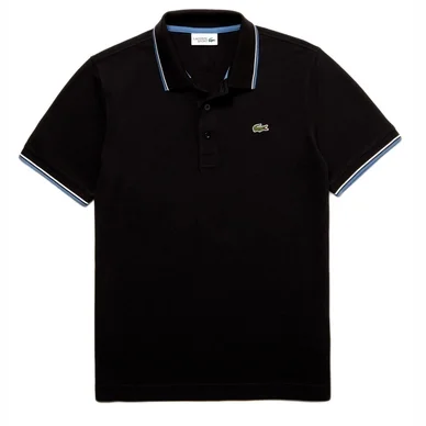 Polo Lacoste Homme Sport Black Neottia White