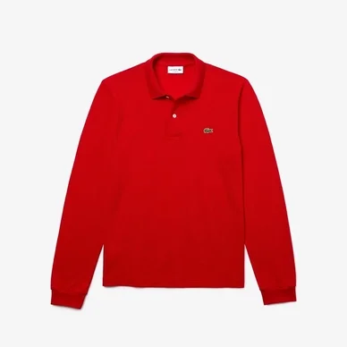Polo Lacoste Men L1312 Manches Longues Classic Fit Rouge