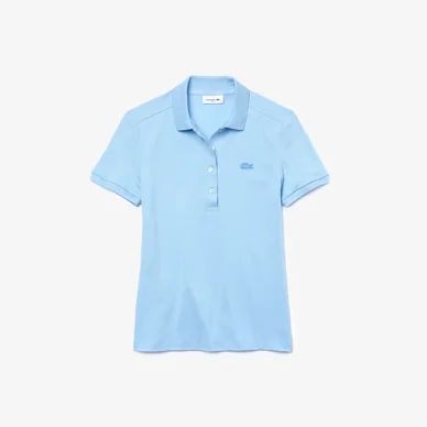 Polo Lacoste Women PF5462 Slim Fit Bleu Clair