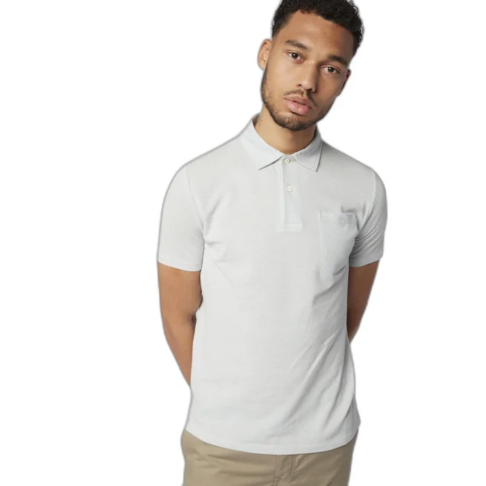 Polo piqué uni Serge Blanco