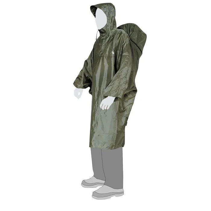 Poncho de pluie avec protection sac Tatonka [Taille L]