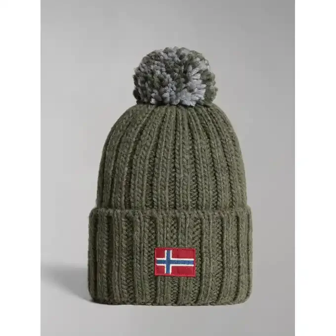 Populaire Bonnet Napapijri SEMIURY 5 Green lichen