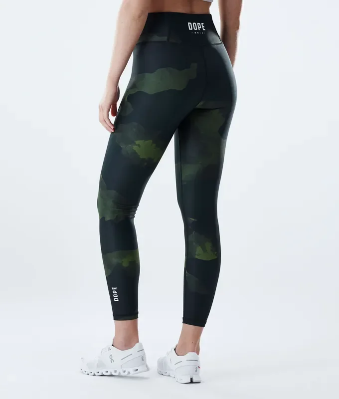Populaire Dope Lofty Leggings Femme Green Camo