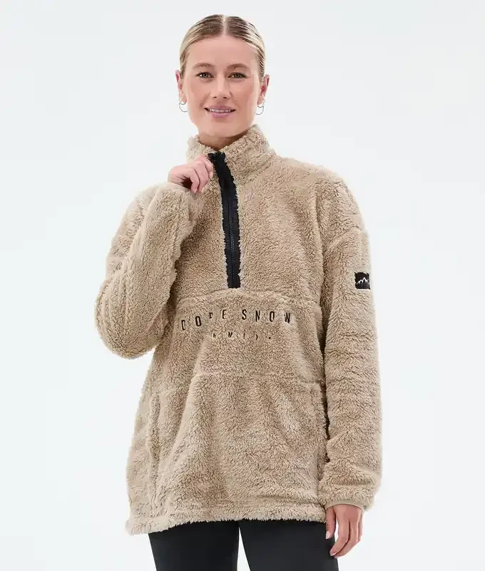 Populaire Dope Pile W Sweat Polaire Femme Sand