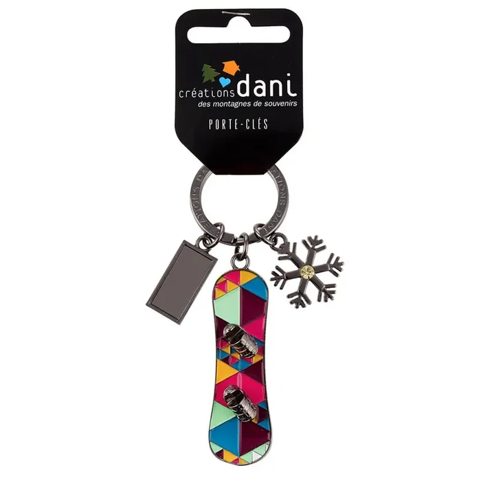 Porte clef Snowboard Dani Créations Certifié
