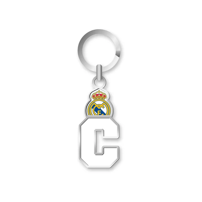 Porte-clés Real Madrid Lettre – C – Boutique Officiel Real Madrid CF
