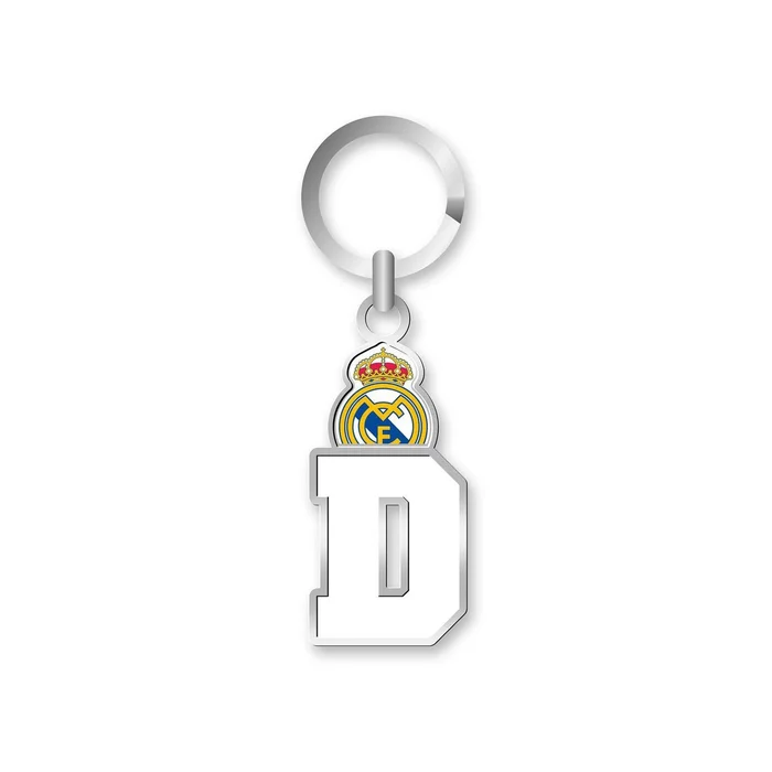 Porte-clés Real Madrid Lettre – D – Boutique Officiel Real Madrid CF