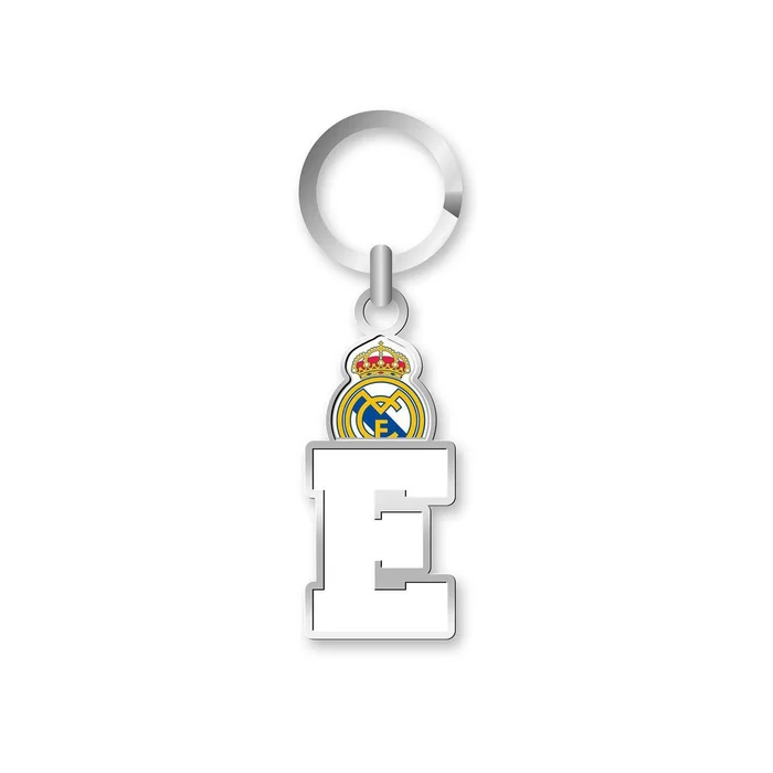 Porte-clés Real Madrid Lettre – E – Boutique Officiel Real Madrid CF
