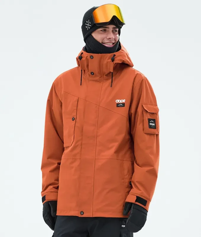 Premium Dope Adept Veste Snowboard Homme Burned Orange