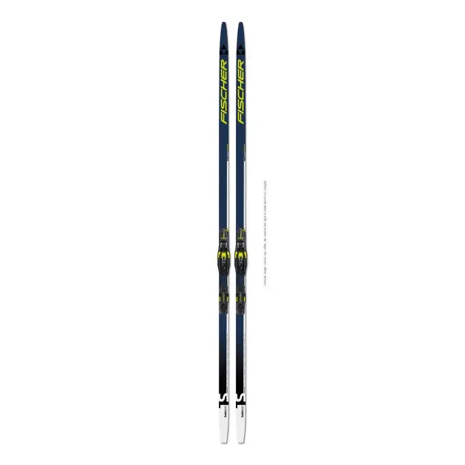 Premium Pack ski nordique Fischer TWIN SKIN PERFORMANCE STIFF SET / BDG CONTROL STEP BL/YE