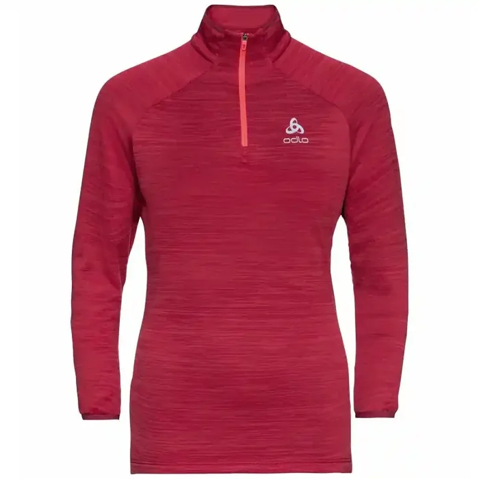 Premium Pull demi Zip Run Easy Warm Femme ODLO