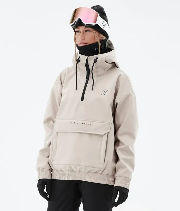 Prix Choc Dope Cyclone W 22 Veste Snowboard Femme Sand
