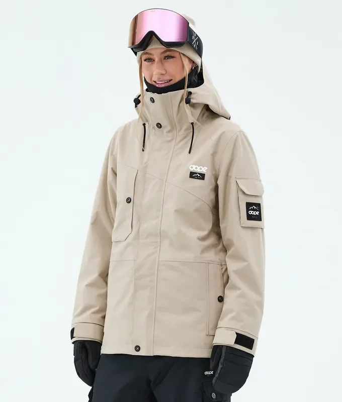 Prix Promo Dope Adept W Veste Snowboard Femme Sand