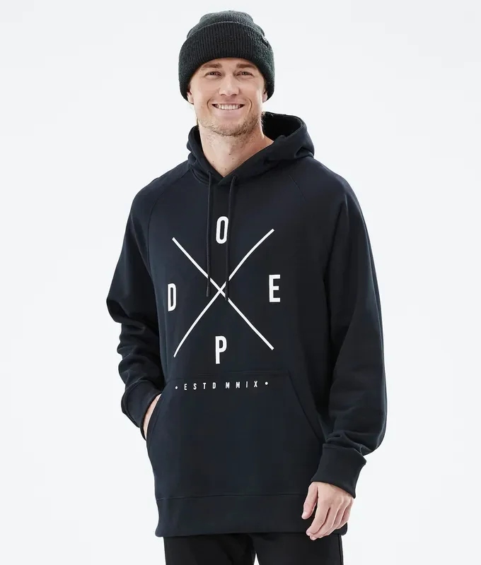 Prix Réduit Dope Common 22 Sweat à capuche Homme 2X-Up Black