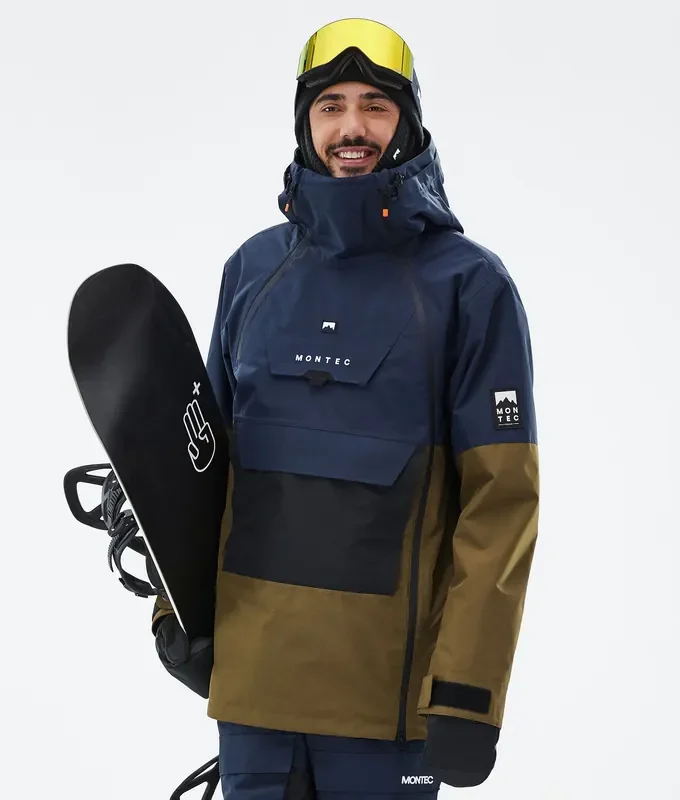 Prix Réduit Montec Doom Veste Snowboard Homme Dark Blue/Black/Fatigue