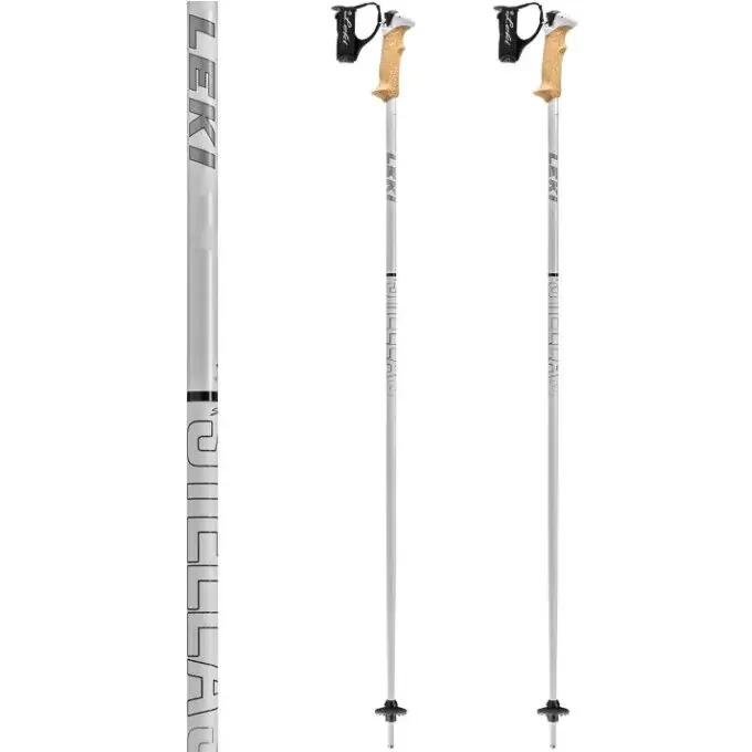 Promotion Saisonnière Bâtons de ski alpin Leki STELLA LADY S white/black/silver