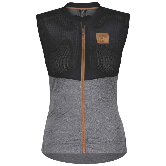 Promotion Saisonnière Protection dorsale Scott LIGHT VEST PROTECTOR W’S AIRFLEX Black/Dark grey melange