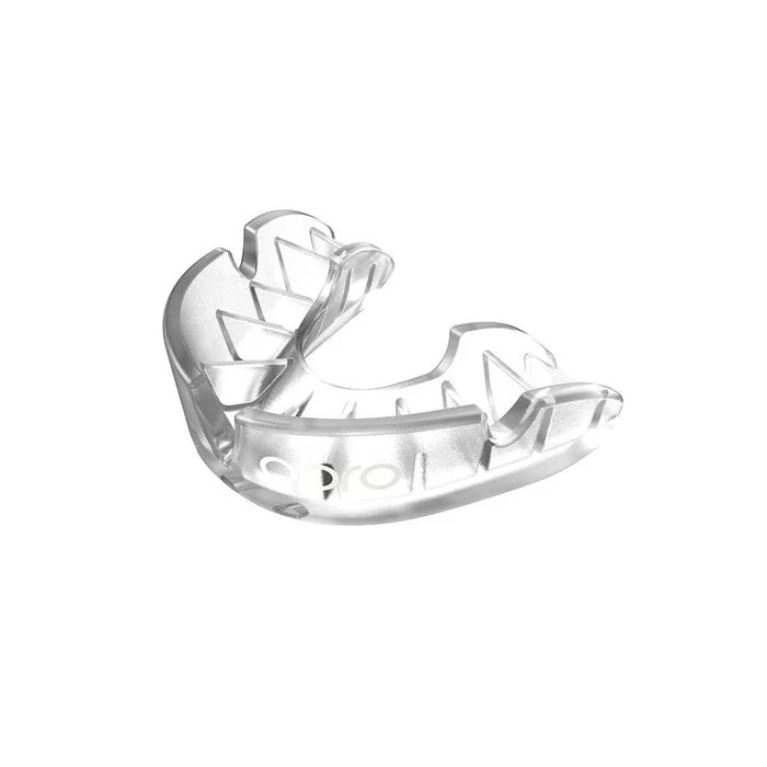 Protège-dents auto-ajustable Opro Silver [Taille Adulte]
