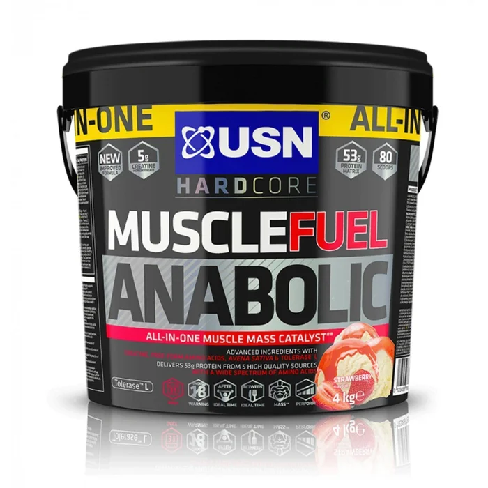 Protéine fraise USN Nutrition Muscle Fuel Anabolic [Taille 2 kg]