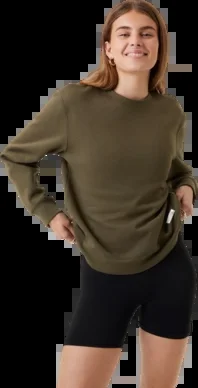 Pull Björn Borg Femme Centre Crew Olive Night