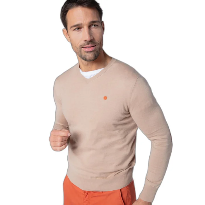 Pull col v coudière Serge Blanco